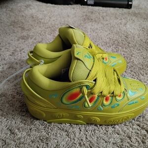 Puma Kids Sneakers in Vibrant Yellow and Blue La France Heat Map Open To Offers